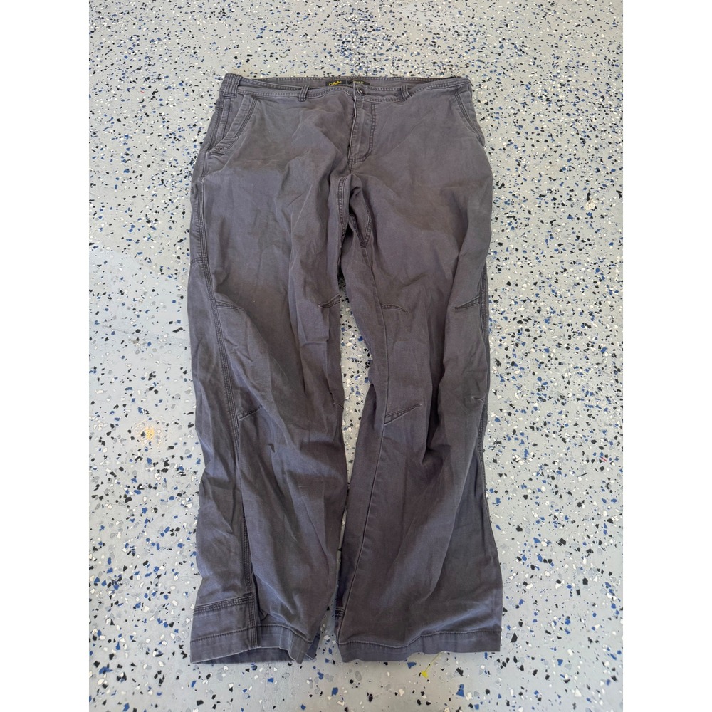 Cabelas Mens Classic‎ Fit Gray Work Utility Pants Size 38x32